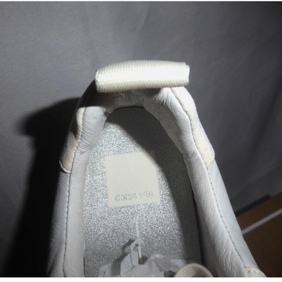 FINAL SALE 🎈 NEW DOLCE VITA Adella Leather Women’s Sneakers Off White New - Picture 9 of 12